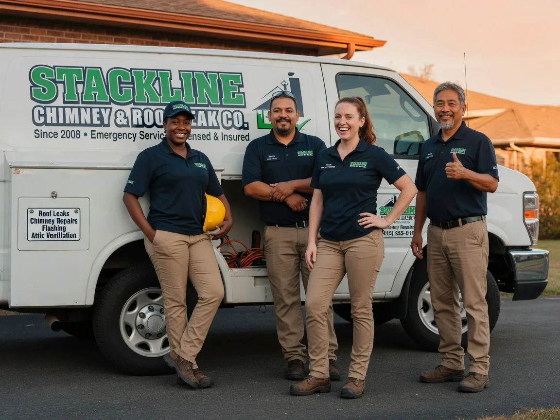 Chimney flashing repair company in Long Bottom, OH